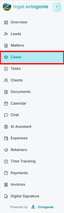 Cases navigation