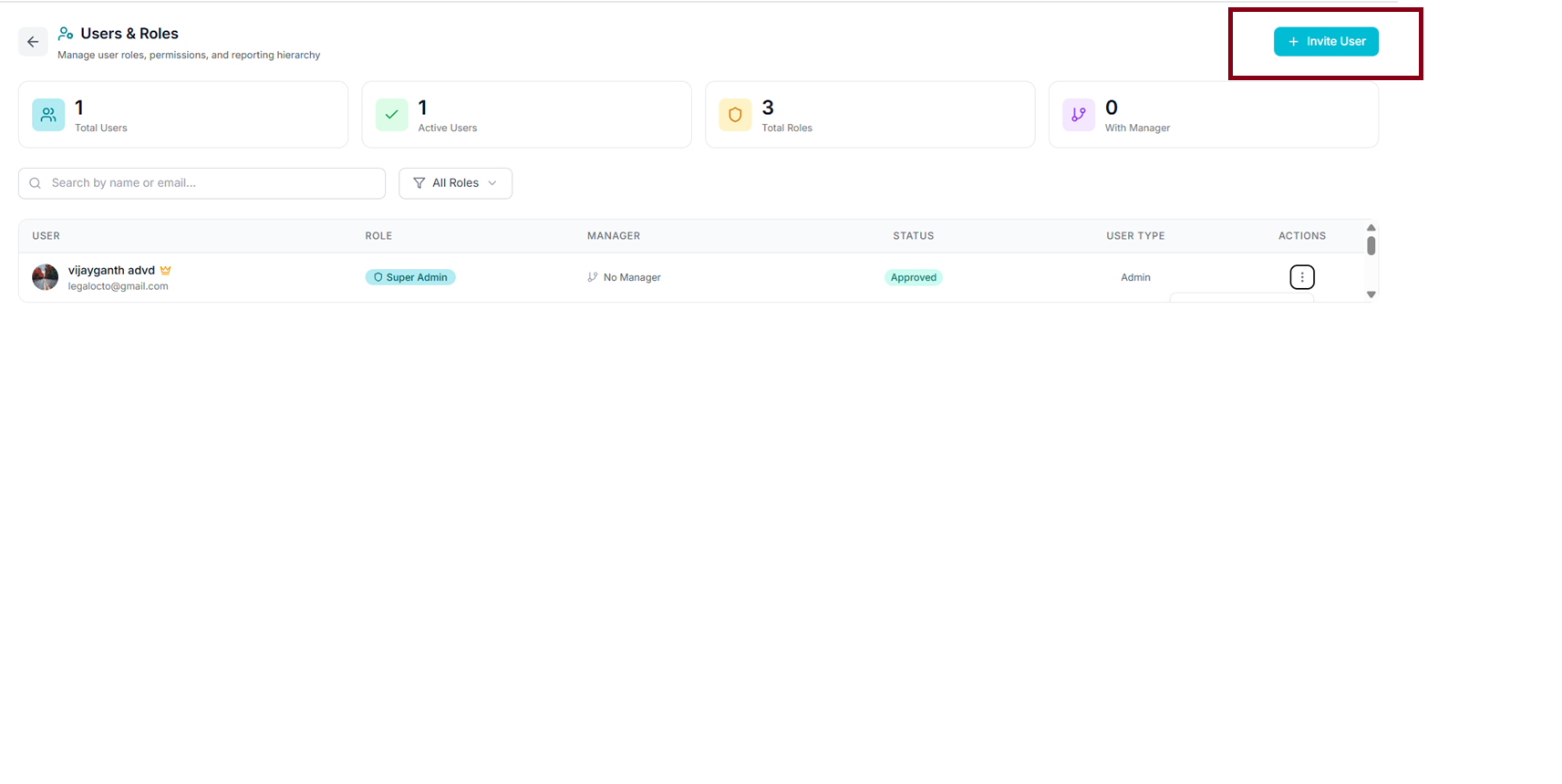 Permissions checkboxes